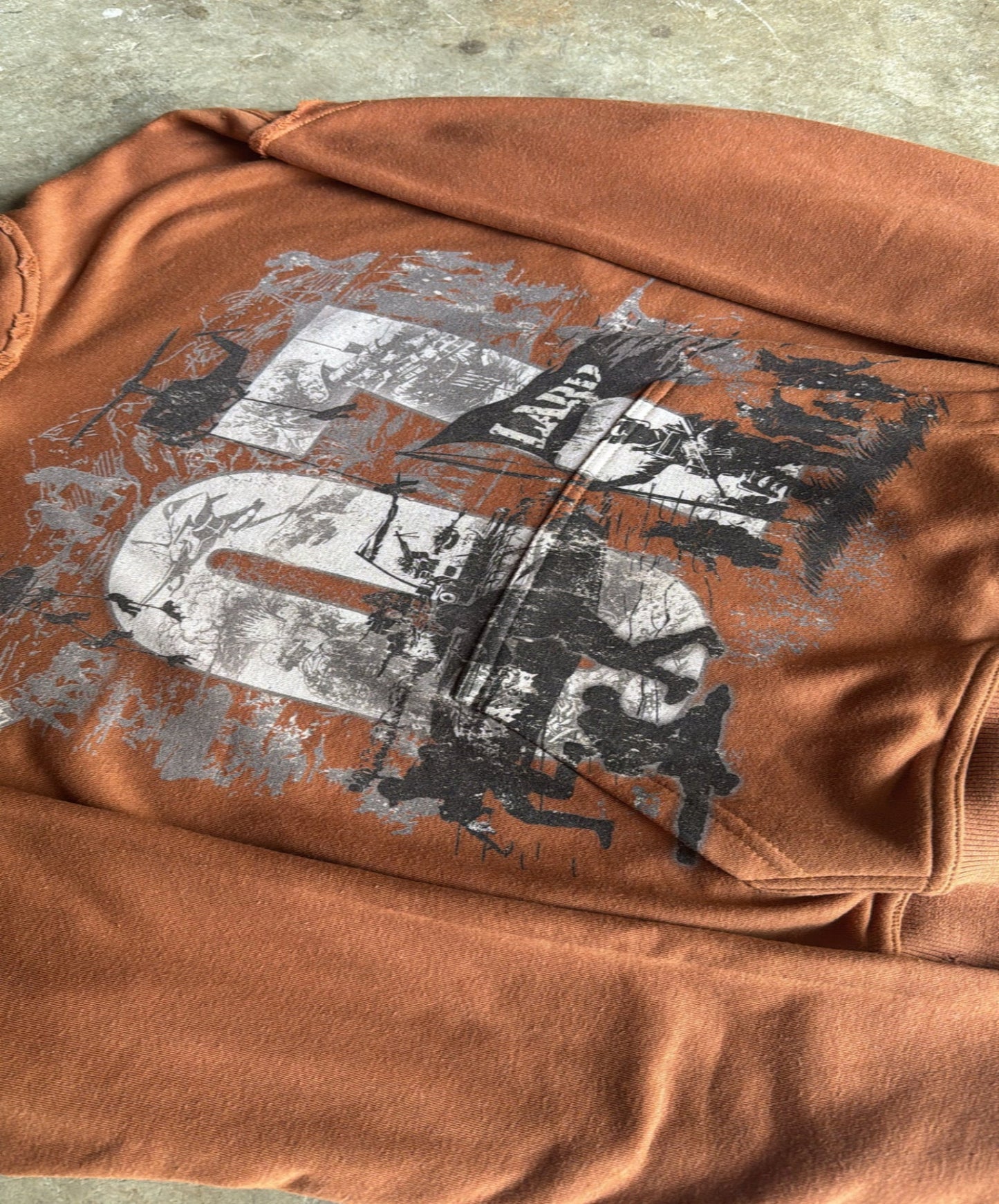 BROWN WAR PATH HOODIE - Lardproductions