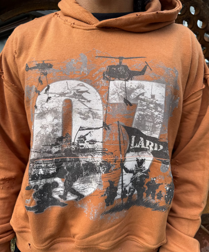 BROWN WAR PATH HOODIE
